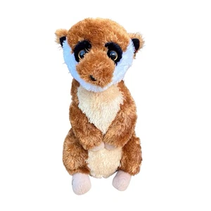 TY Classic Plush Burrows The Meerkat 9”-11”inches TySilk Shell Ultra Soft Tylux - Picture 1 of 12