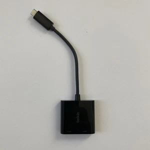 Belkin - USB-C to HDMI Adapter + Charge - 4K - 60W - AVC002btBK - BLACK - Picture 1 of 5