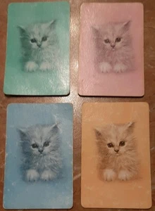 4 Giordano Kitten Swap/Playing Cards - Picture 1 of 2