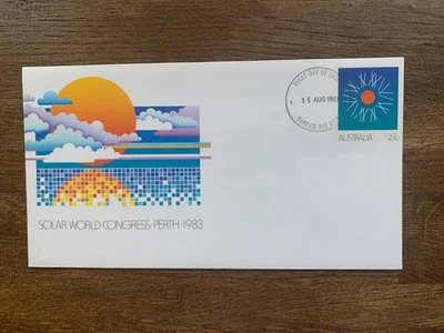 AUSTRALIA 1983 PSE 063 FDI SOLAR WORLD CONGRESS PERTH SUN CLOUDS METEOROLOGY - Image 1 of 2