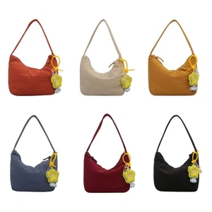 Lady Purse Simple Fashion Underarm Bag with Pendant Versatile Shoulder Bags - Picture 1 of 14