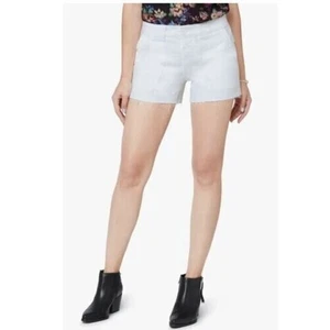 Sam Edelman Women's The Lotus 4" Button Fly Cut Off Shorts White 14/32 MSRP $88 - Picture 1 of 3