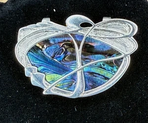 925 Silber Brosche PPC Schottischer Jugendstil um 1980 Pat Cheney John Ditchfield - Bild 1 von 9
