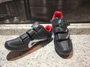 Zapatos de ciclismo PELOTON talla 40 UE para mujer EE. UU. 9 negros PL-SH-02 con tacos - Imagen 1 de 7