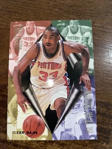 1994-95 Fleer 1st Year Phenom #1 of 10 Grant Hill Detroit Pistons Rookie - Picture 1 of 2