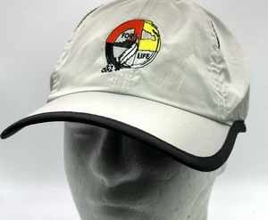Native American “For Life” Medicine Wheel Hat Gray Adjustable Quick Dry - Picture 1 of 8