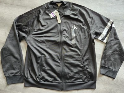Mens Calvin Klein Jeans Black Bomber Style Jacket Size XXL  Nwt - Image 1 of 4