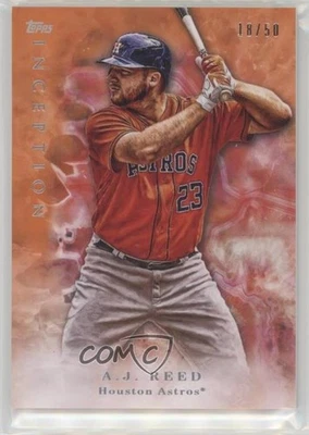 2017 Topps Inception Orange /50 AJ Reed #98 - Image 1 of 2