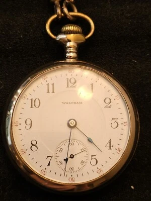 Antique, Waltham, Model 1883, Open Face Case, Pocket, Size 18s, 17 Jewels! Sale! - Image 1 of 4