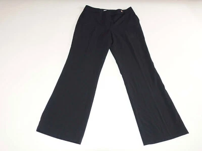 Calvin Klein Women's Classic Fit Dress Pants Size 10 NWT Black 32" Inseam Flared - Image 1 of 4