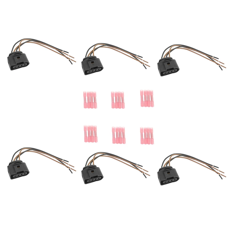 Kit de reparación de bobina de encendido conector arnés enchufe para 6 piezas Audi VW 1J0998724 nuevo Foto 1 de 3