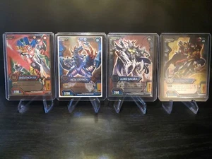 Digimon Fusion Card Game TCG CCG Tournament Promo Set P-001 P-002 P-003 P-004 - Picture 1 of 1