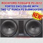 ROCKFORD FOSGATE PUNCH P2-2X12 12" DUAL PUNCH STAGE 2 CAR SUBWOOFER 12 INCH NEW!