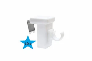 10x ganci per finestra ganci decorativi clip per finestra per decorazione finestre e barre per tende - Foto 1 di 6