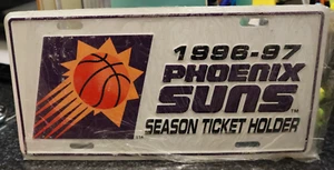 Rare Phoenix Suns License Plate "1996-97 Phoenix Suns Season Ticket Holder - Picture 1 of 1