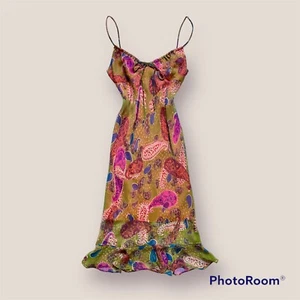 ๐บ๐ Abito fata boho paisley vintage Y2k Forever 21 piccolo - Foto 1 di 7