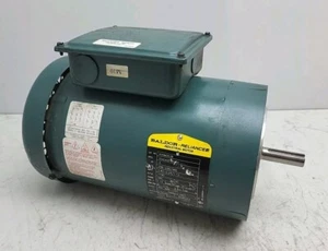 Baldor VUHM3538 Industrial Motor 0.5 Hp 1740 Rpm 3Ph 60Hz 56C TEFC Used - Picture 1 of 17
