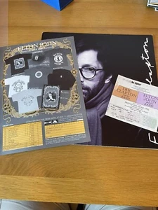 Eric Clapton And Elton John Programme Ticket And Flyer 1992 - Picture 1 of 5