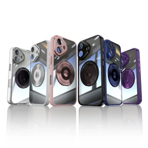 360 Ring Magnetic Case For iPhone 12 13 14 15 16 16e Pro Max Hard+Acrylic Cover - Picture 1 of 14