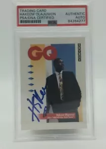 HAKEEM OLAJUWON Signed 1991 SkyBox Card HOF PSA/DNA AUTO - Picture 1 of 2