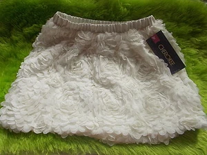 Cherokee Woven Dress Skirt Girls Youth Size S 6/6X Ivory NWT - Picture 1 of 4