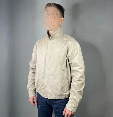 Valentino Jeans Mens Beige Cotton/Polyester/Nylon Unlined Jacket Size 48 - Image 1 of 4