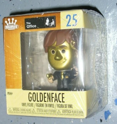 Figura Vinilo Sellada Funko Minis 3" - The Office - Goldenface # 25 Foto 1 de 2
