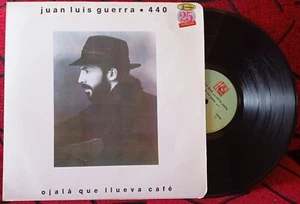 JUAN LUIS GUERRA & 440 ** Ojala Que Llueva Cafe ** 1989 COLOMBIA LP - Picture 1 of 4