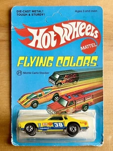 UNPUNCHED Hot Wheels Flying Monte Carlo Stocker 21 NEW NOS Vintage - Picture 1 of 10