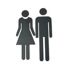 Men / Women Toilet Loo Bathroom Restroom Wc Door Sign Adhesive Indicator/Plaque