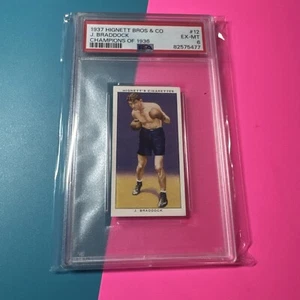 1937 Champions of 1936 Tobacco Hignett James Braddock James J Braddock #12 PSA 6 - Picture 1 of 6