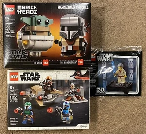 LEGO Star Wars Lot: Mandalorian Battle Pack 75267 Child 75317 30624 Obi-Wan New - Picture 1 of 1