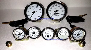 Smiths Temp FOil temp F Oil Fuel Volt Gauge Speedo 0-180 mph Tacho 0-80 100mm WC - Picture 1 of 3