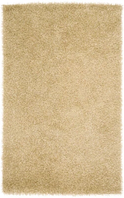 Surya Beige Shag/Flokati Area Rug Solid VIV-800 - Image 1 of 4