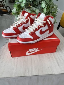 red and black hightops