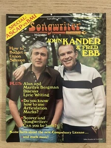 Songwriter Musikmagazin - September 1977 - John Kander & Fred Ebb ASCAP gegen BMI - Bild 1 von 2