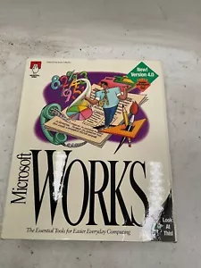 Microsoft Works Version 4.0 Vintage 1994 Macintosh Computer Promo Sample New - Picture 1 of 15