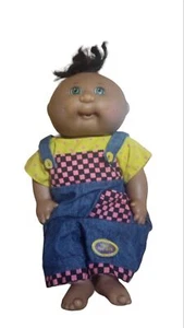 Muñeca vintage Cabbage Patch Kid Mattel 1982 pelo castaño ojos verdes primera edición - Imagen 1 de 6