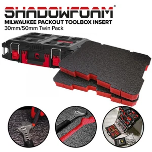 Inserto de caja de herramientas Shadow Foam Milwaukee Packout | Espuma para cortar y pelar - Imagen 1 de 27