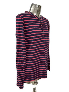 ESPRIT T-Shirt Size Large Navy Mix Cotton Stripe NEW Womens Top EU44 RRP £29 - Picture 1 of 16