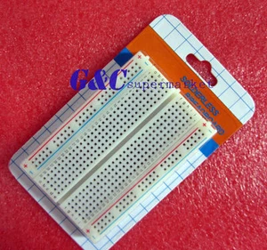 2PCS Mini Universal Solderless Breadboard 400 Contacts Tie-points Available - Picture 1 of 1