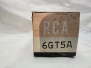 RCA 6GT5A Radiotron Elektronenröhre Neu in Box Old Stock - Bild 1 von 8
