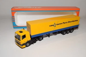 S TEKNO DAF 85 VAN DUUREN PARTS DISTRIBUTION TRUCK WITH TRAILER MINT BOXED - Picture 1 of 7