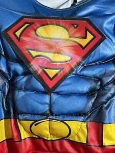 NWT Toddler Size 3T-4T **DC SUPERMAN * Halloween Costume Padded Chest