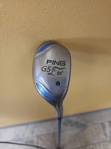 Ping G5 5 26° Ladies Hybrid Rescue Right Handed Ladies Flex Graphite Shaft - Picture 1 of 8