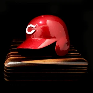 Hiroshima Carp ICE CREAM SUNDAE HELMET Cup Cincinnati Reds Metal Drink Baseball - Picture 1 of 12
