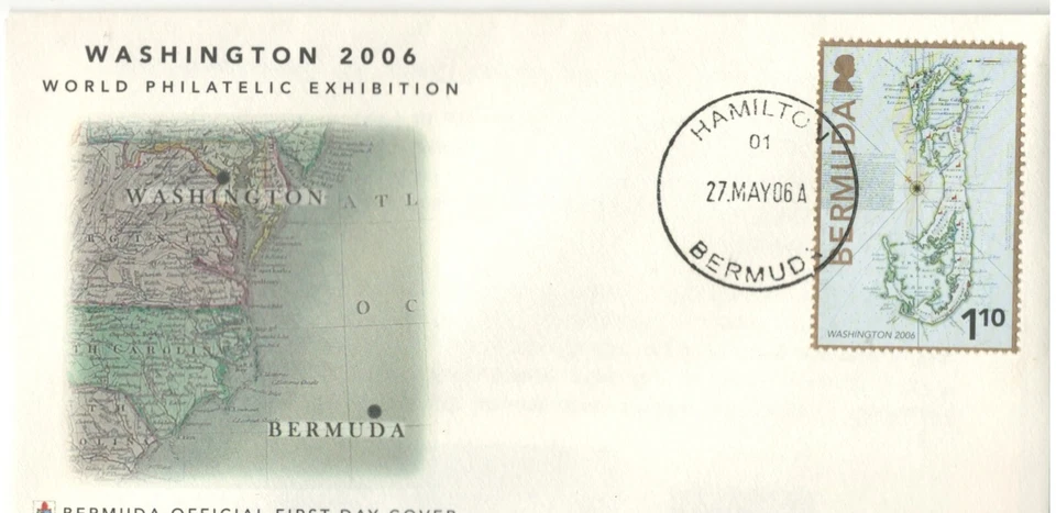 BERMUDA BRITISH COMMONWEALTH FDC COVER PHILATELIC EXHIBITION  LOT (BCL 233) - Image 1 of 1