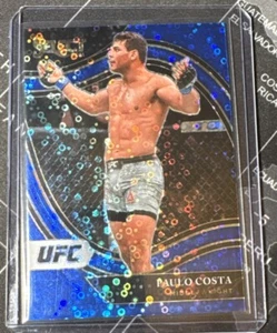 2021 Panini Select UFC Octagonside Blue Disco Prizm /99 Paulo Costa #232 - Picture 1 of 3