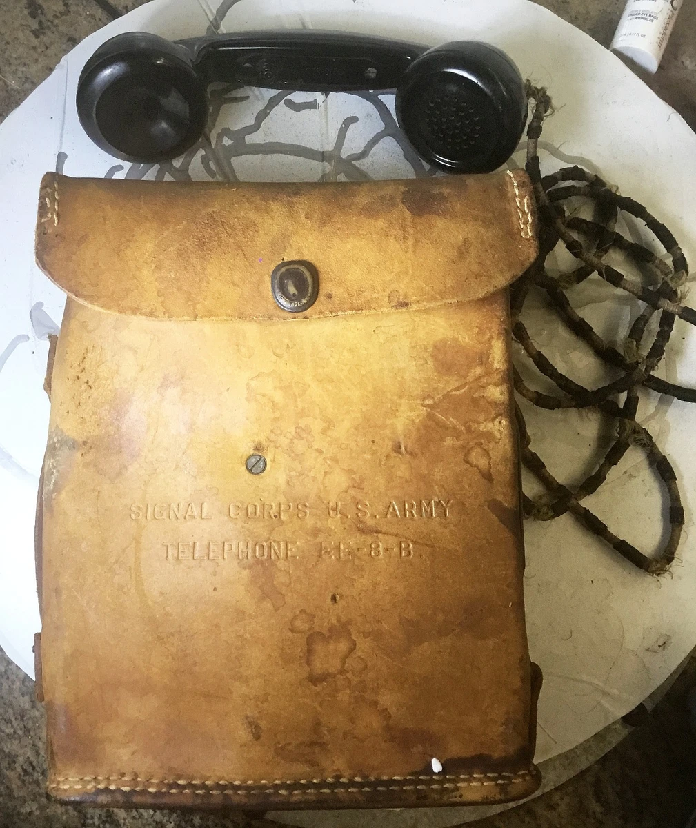 Field Telephone Indiana Original WWII US Field Gear & Equipment