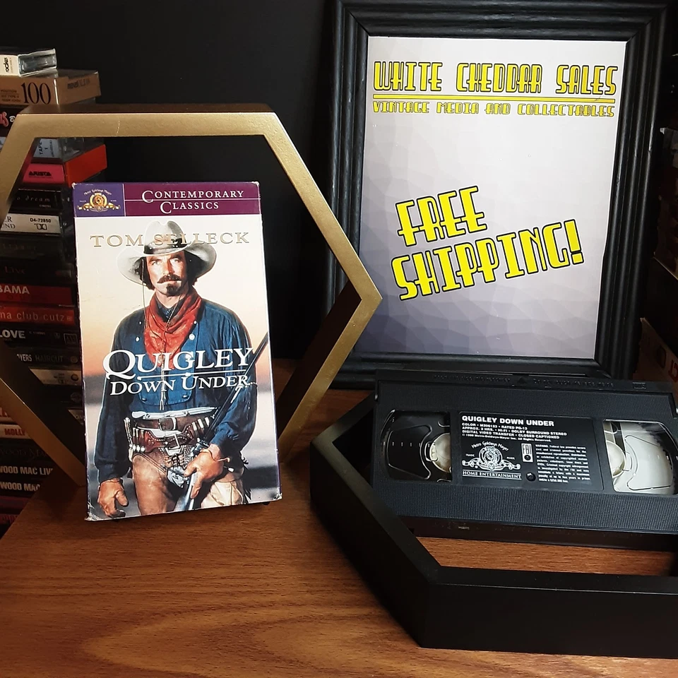 Quigley Down Under -VHS 1991 - Free Shipping! Buy 2 Get 1 Free!!! - Image 1 of 4